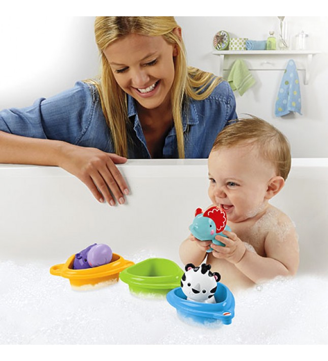 Fisher Price Scoop ’n Link Bath Boats