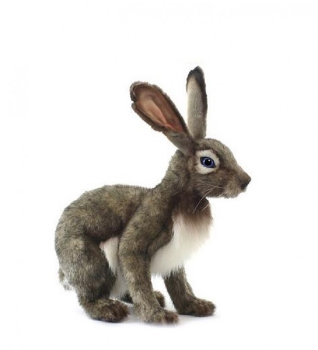 Hansa Toys Jack Rabbit Grey