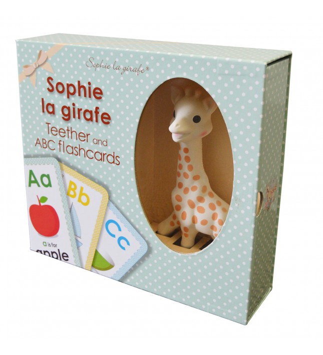 Set Sophie La Girafe & ABC Flashcards