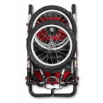 Schwinn Arrow Single Stroller - Red/Black