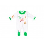 RB Royal Baby Organic Cotton Footed Overall, Footie (My Love) Multi Color