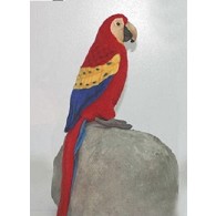 Hansa Toys Macaw, Scarlet 