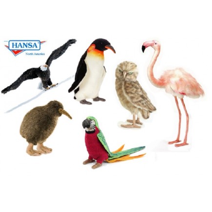 Hansa Toys Macaw, Blue and Gold