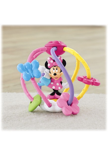 Fisher Price Disney Baby MINNIE MOUSE Clutch and Rattle Ball